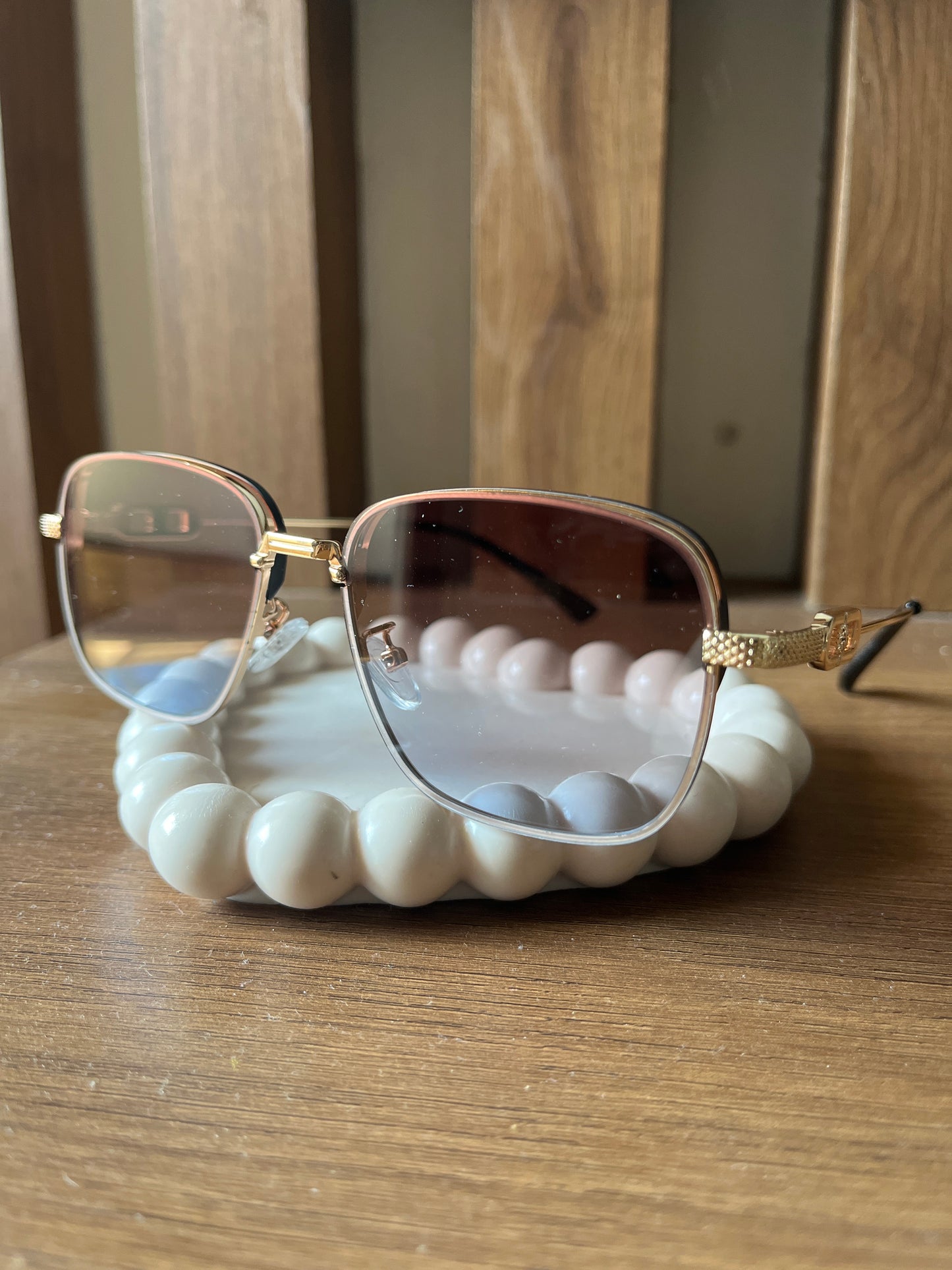 Dior Brown gold sunglasses