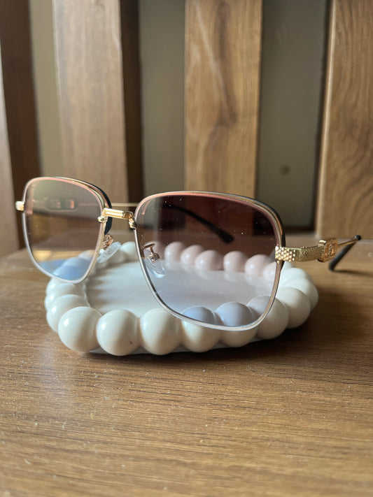 Dior Brown gold sunglasses