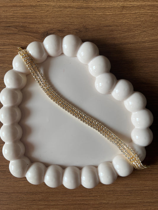 3 layered Tennis bracelet