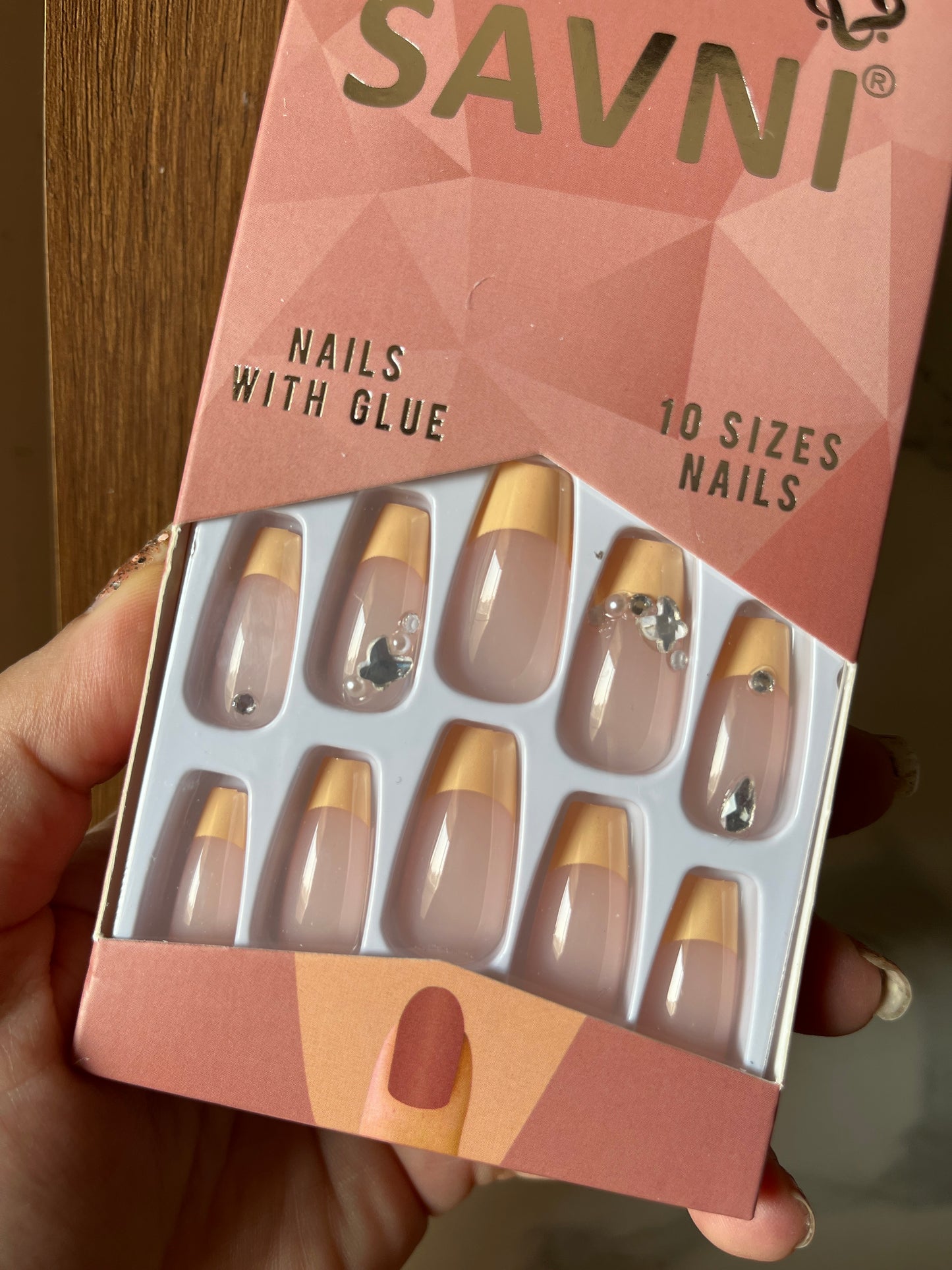Yellow tip stone nails