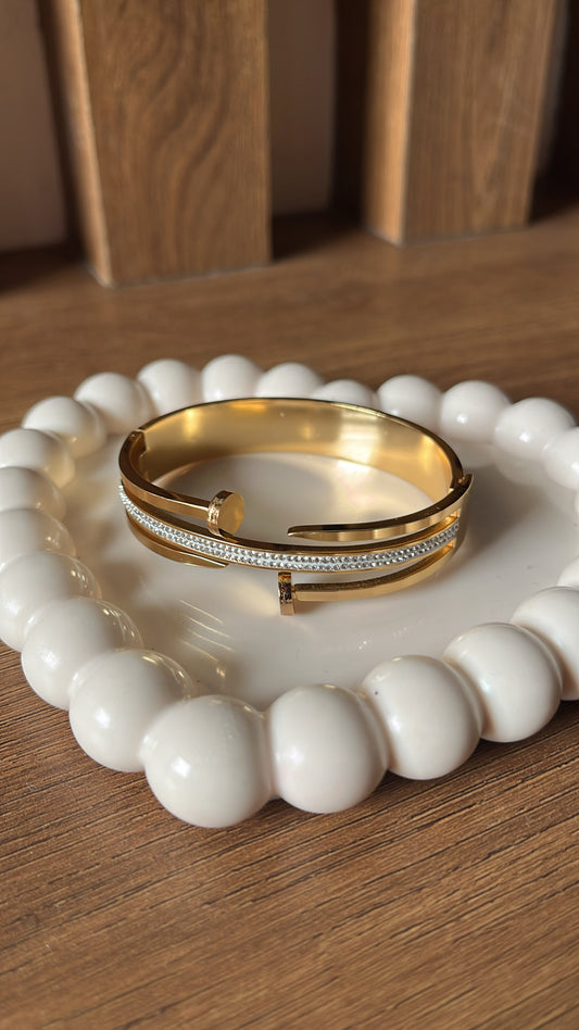 Layered Nail Bracelet