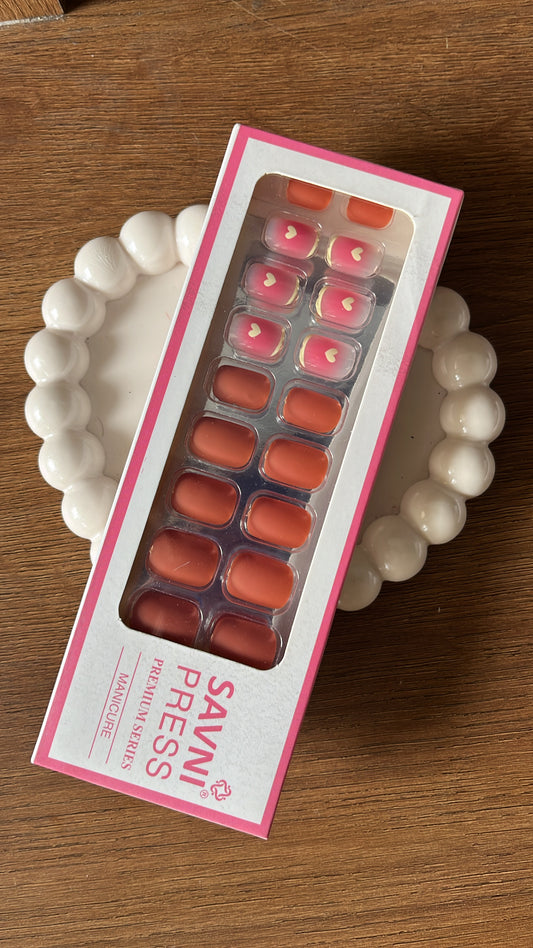 Orange: 24 nails in a box - High Quality Nails