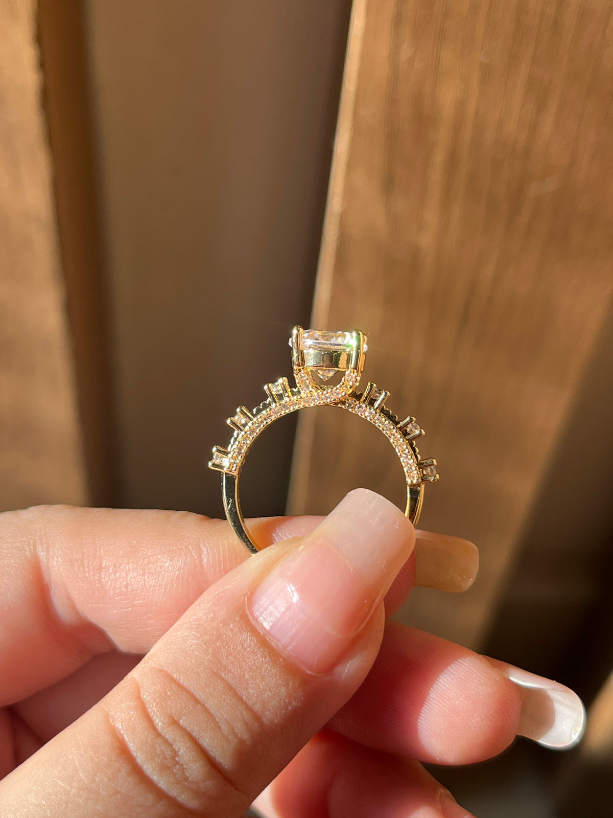 2 carat - Gold AD ring
