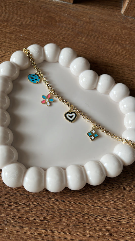 Vacation Charm - Multi Chain Bracelet
