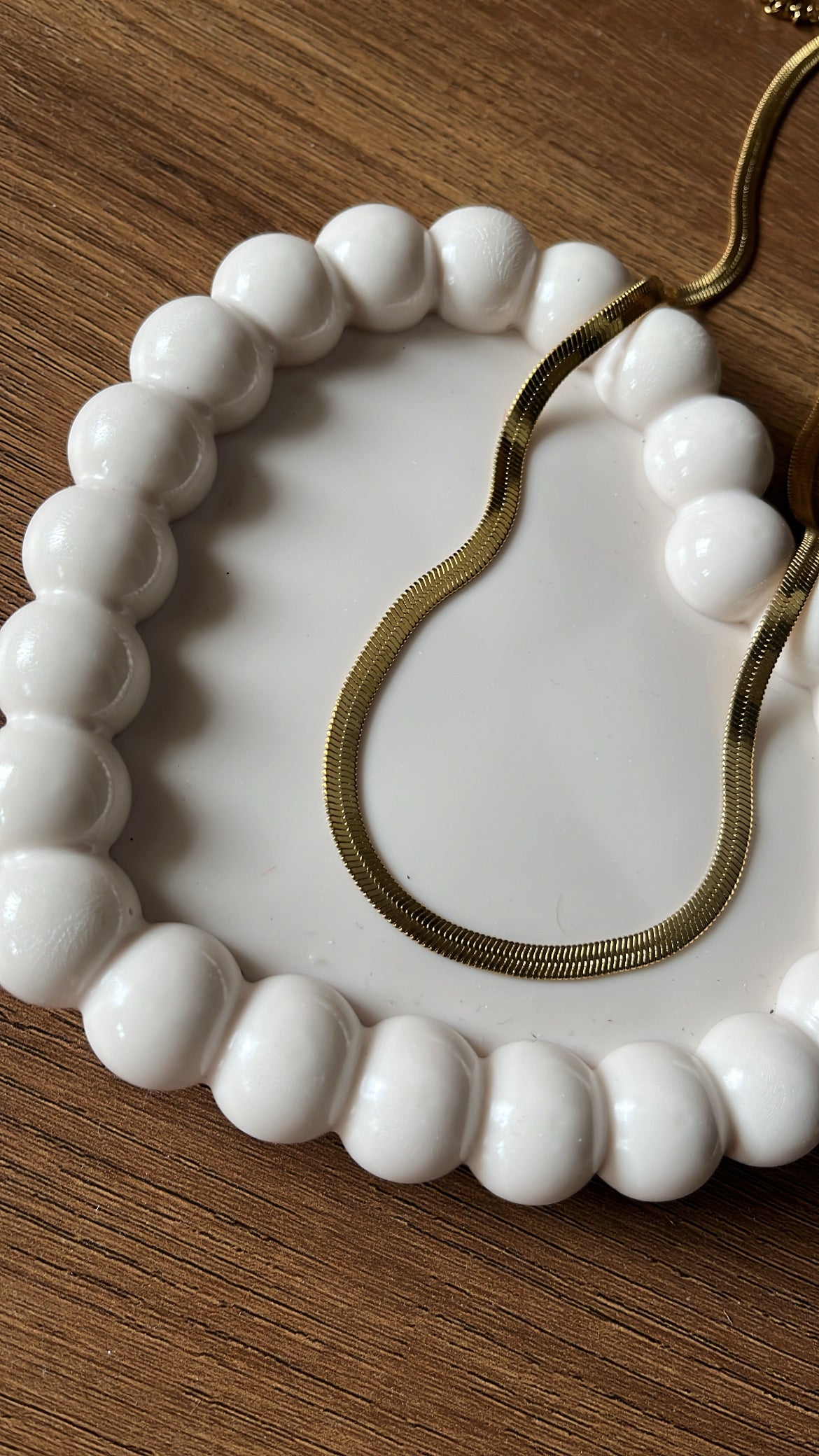 Snake Necklace - Golden