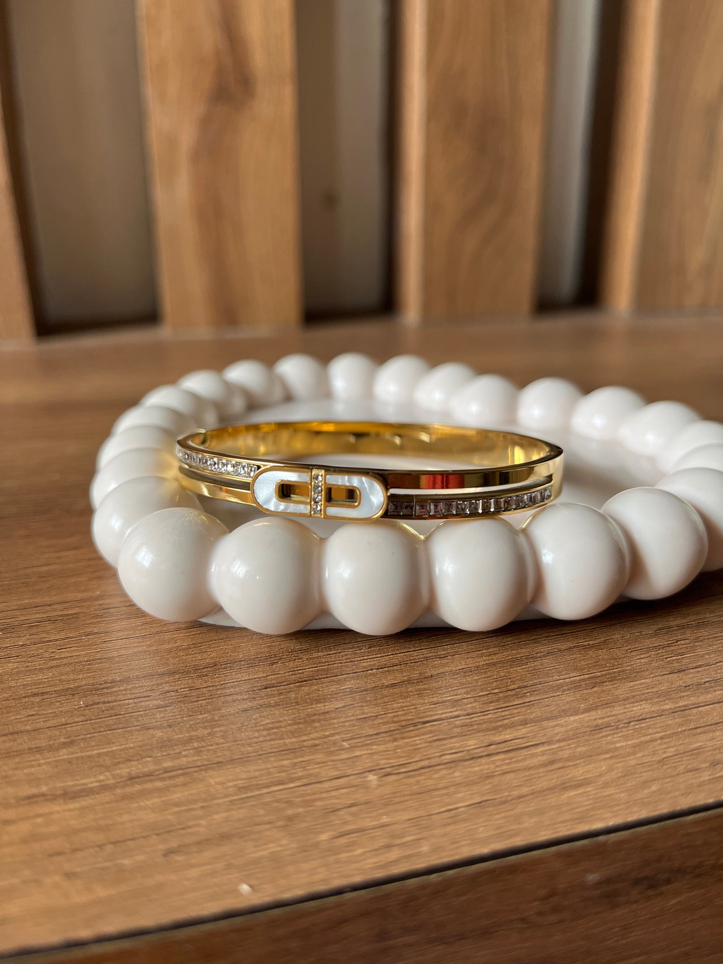 Dior mop bracelet