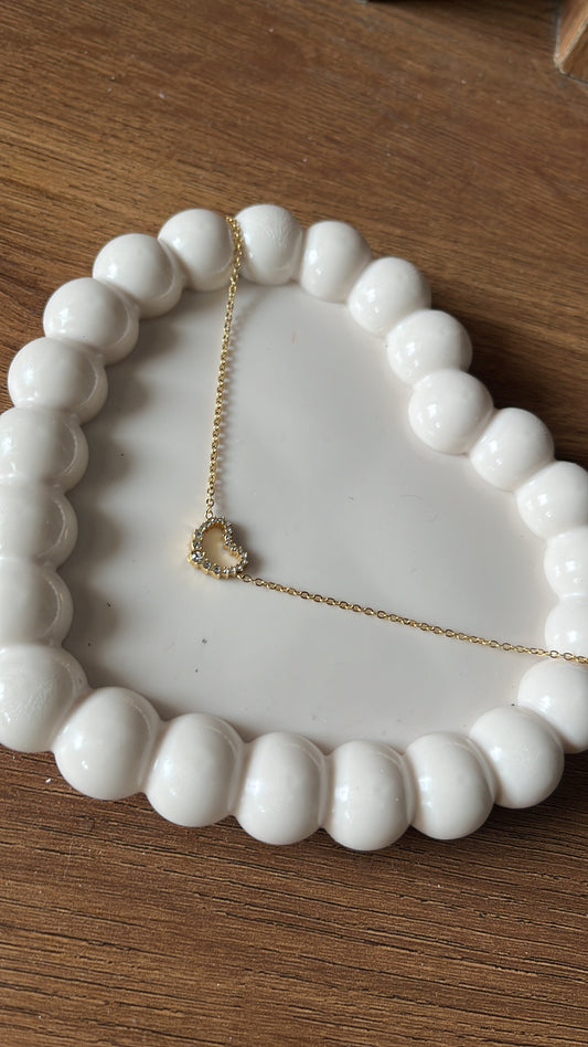 Heart Charm - AD Chain Bracelet