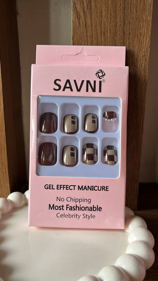 Brown Stone Nails