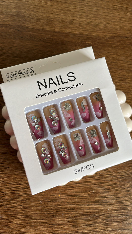 Nude Stone Nails