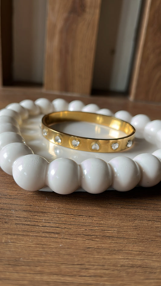 Kada Bracelet - White Gold