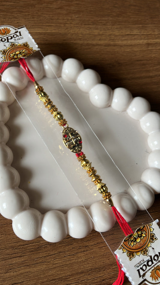 Swastik Red Rakhi