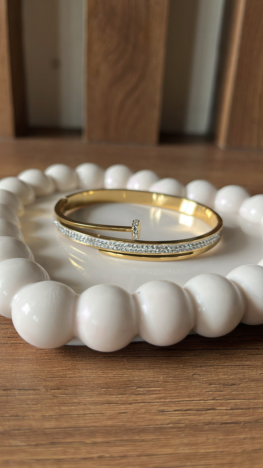 AD 3 layered Nail Bracelet