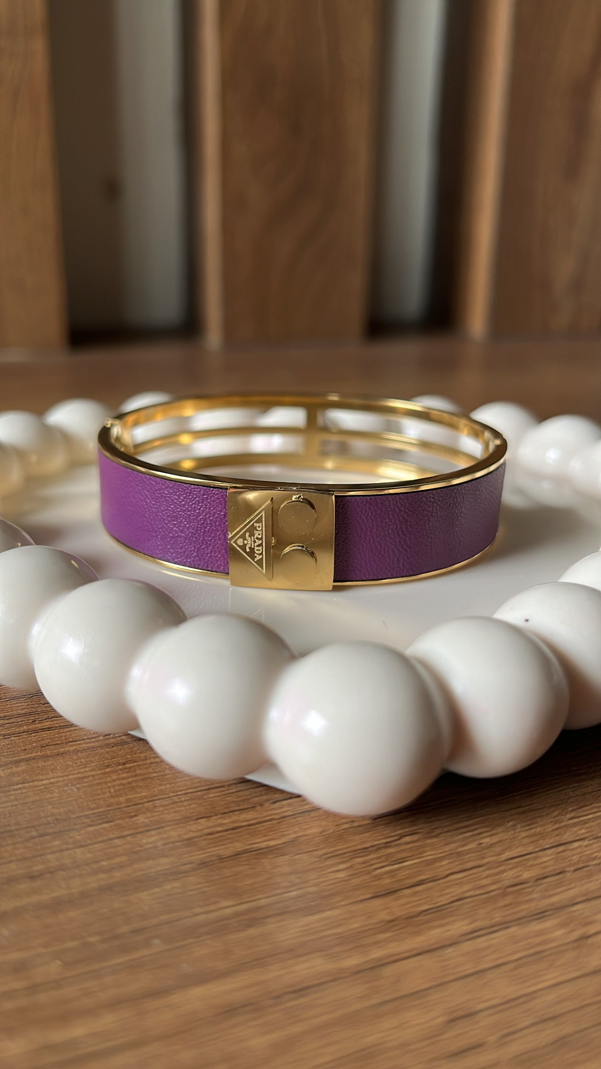 Prada Purple Bracelet