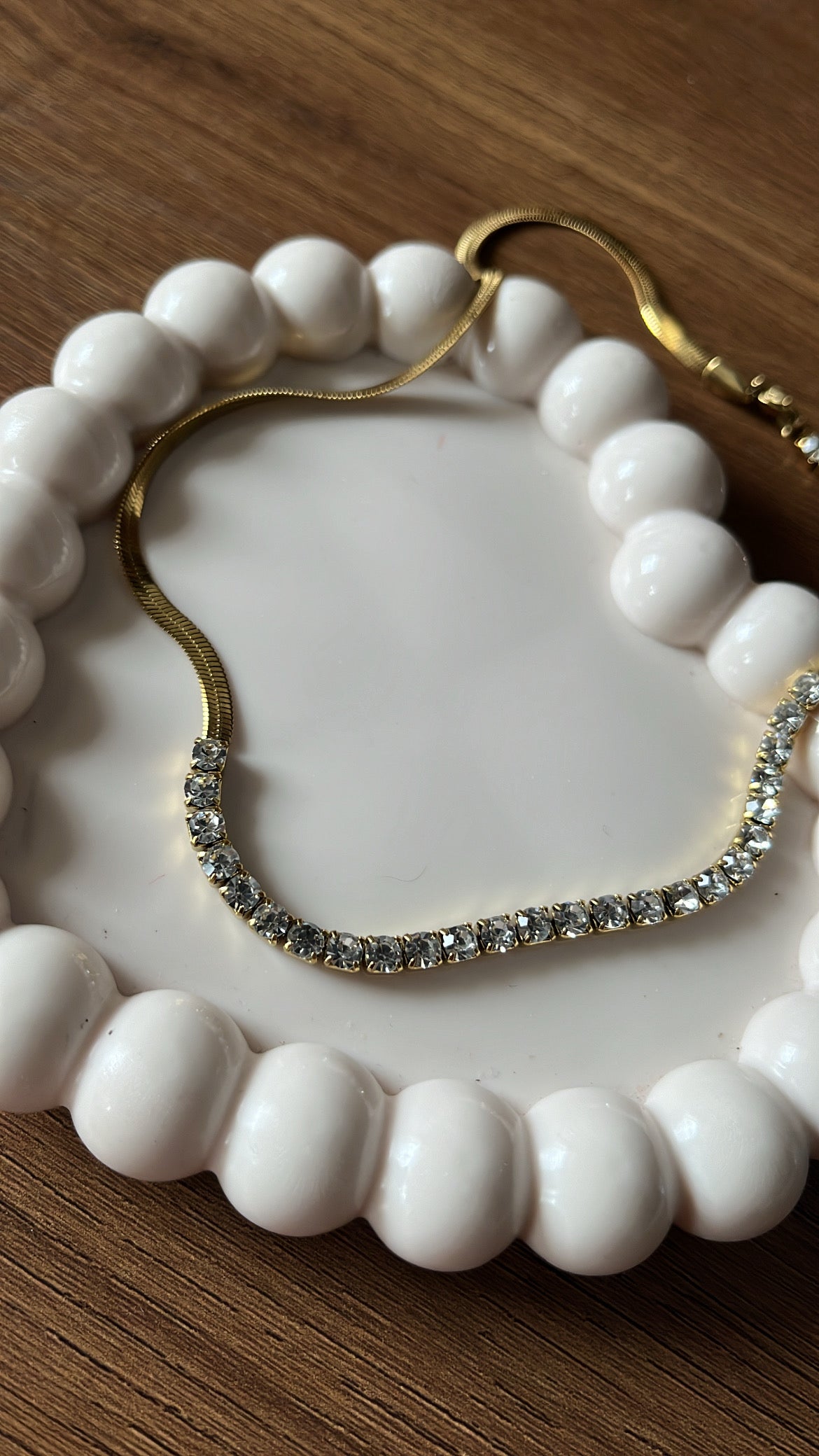 AD snake chain necklace