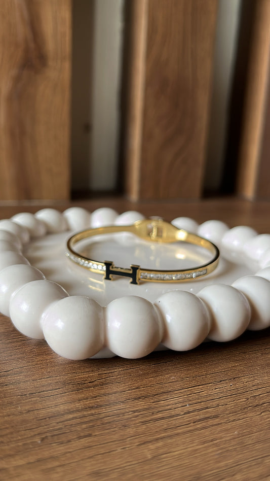 Hermes Black AD bracelet