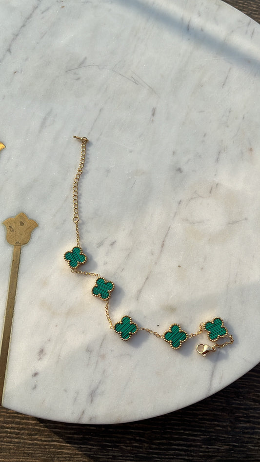 Green Clover bracelet