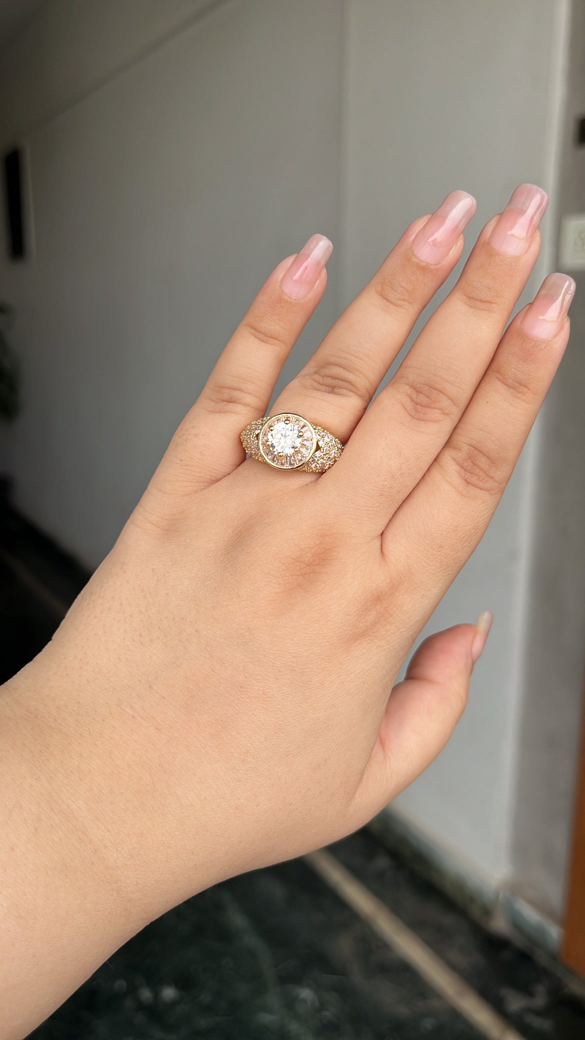 Premium: Halo cocktail ring