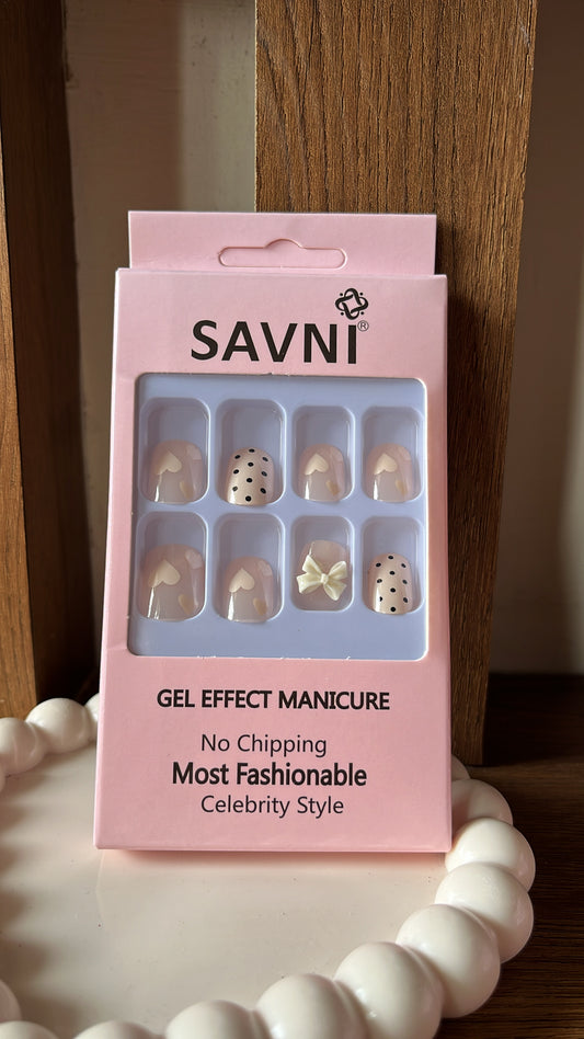 White Bow Stone nails