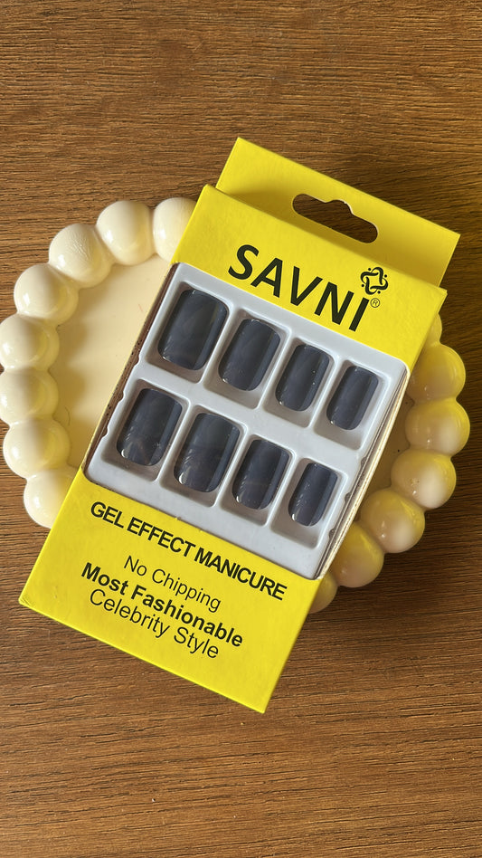 Grey: 12 nails in a box - Premium Nails