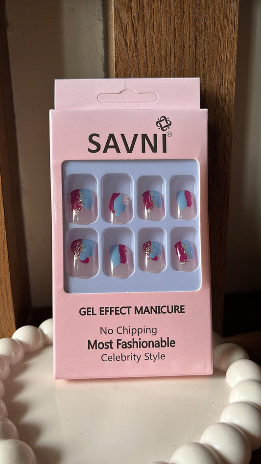 Pink Nails - Set of 12 nails