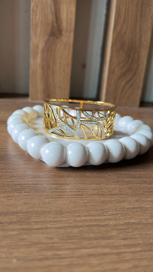 Leaves Cuff Bracelet