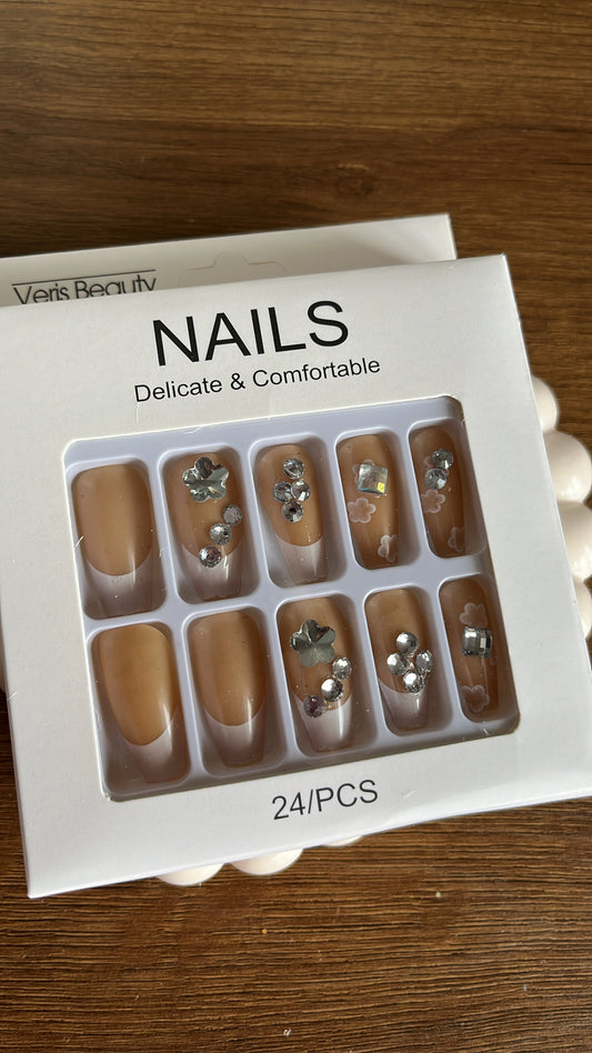 White Stone Nails