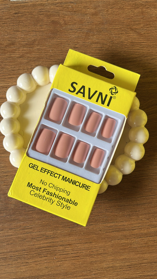 Nude Matte: 12 nails in a box - Premium Nails