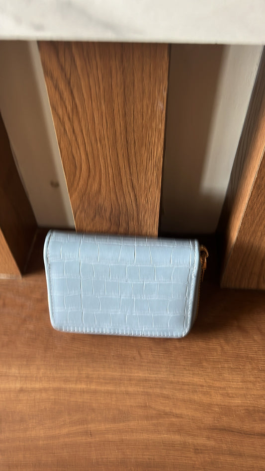 Blue Croc Wallet