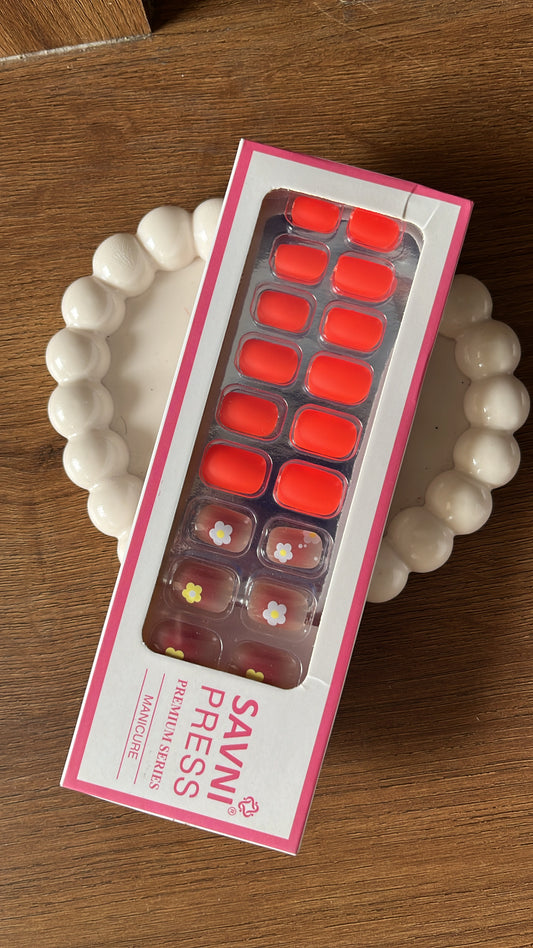 Orange: 24 nails in a box - High Quality Nails