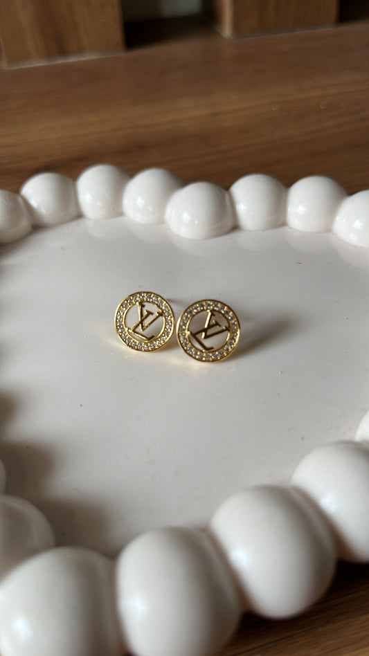 LV Gold Studs