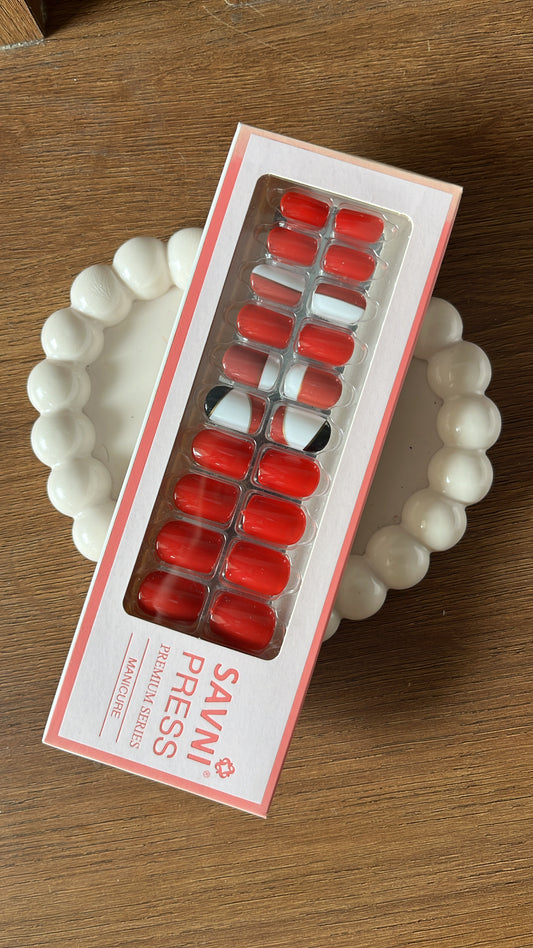 Red: 24 nails in a box - High Quality Nails