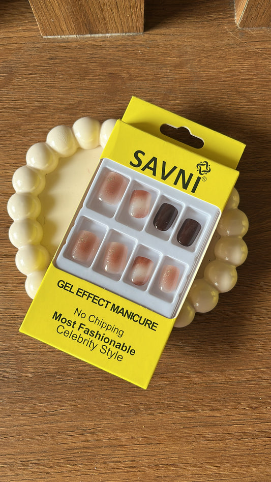 Brown Gold: 12 nails in a box - Premium Nails