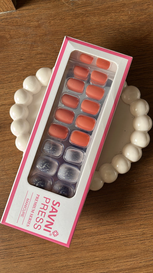 Orange: 24 nails in a box - High Quality Nails