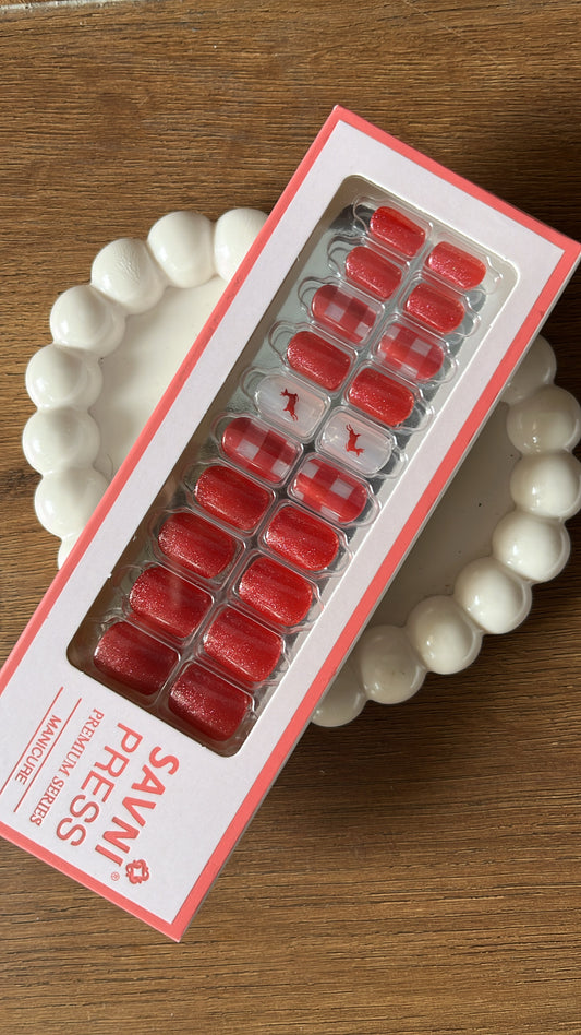 Red: 24 nails in a box - High Quality Nails
