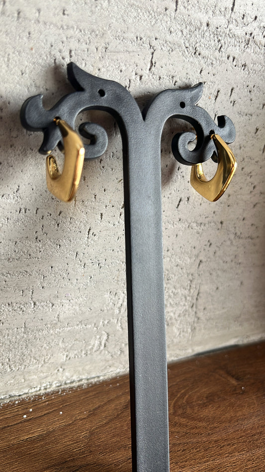 Golden Hoop Earring