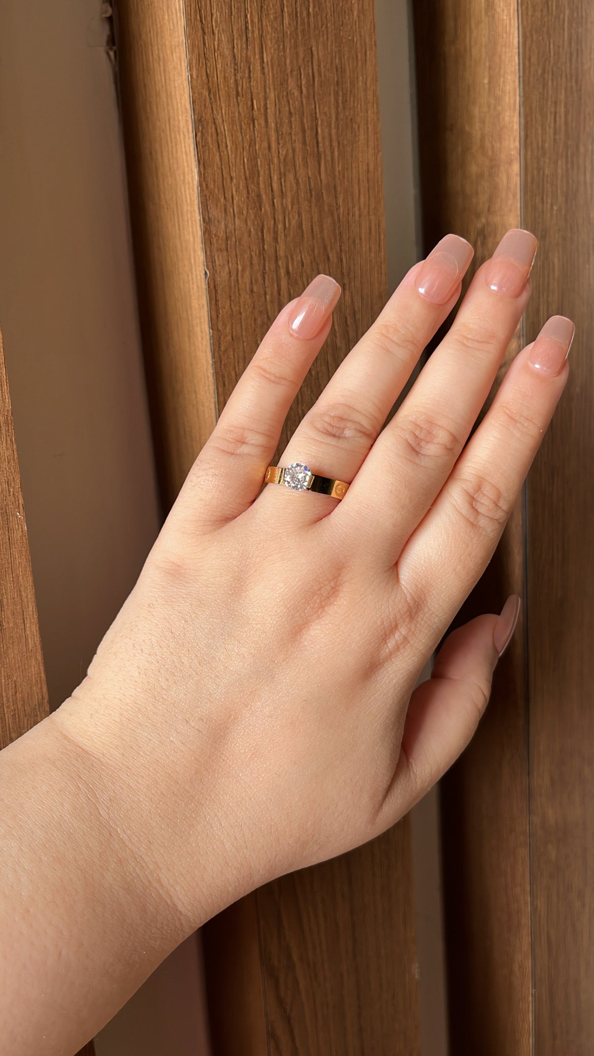 Embedded Cartier Ring