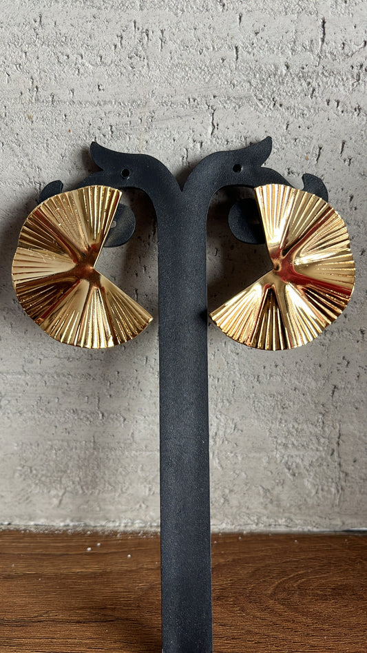 Chunky Golden Earrings