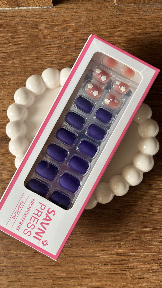 Purple: 24 nails in a box - High Quality Nails