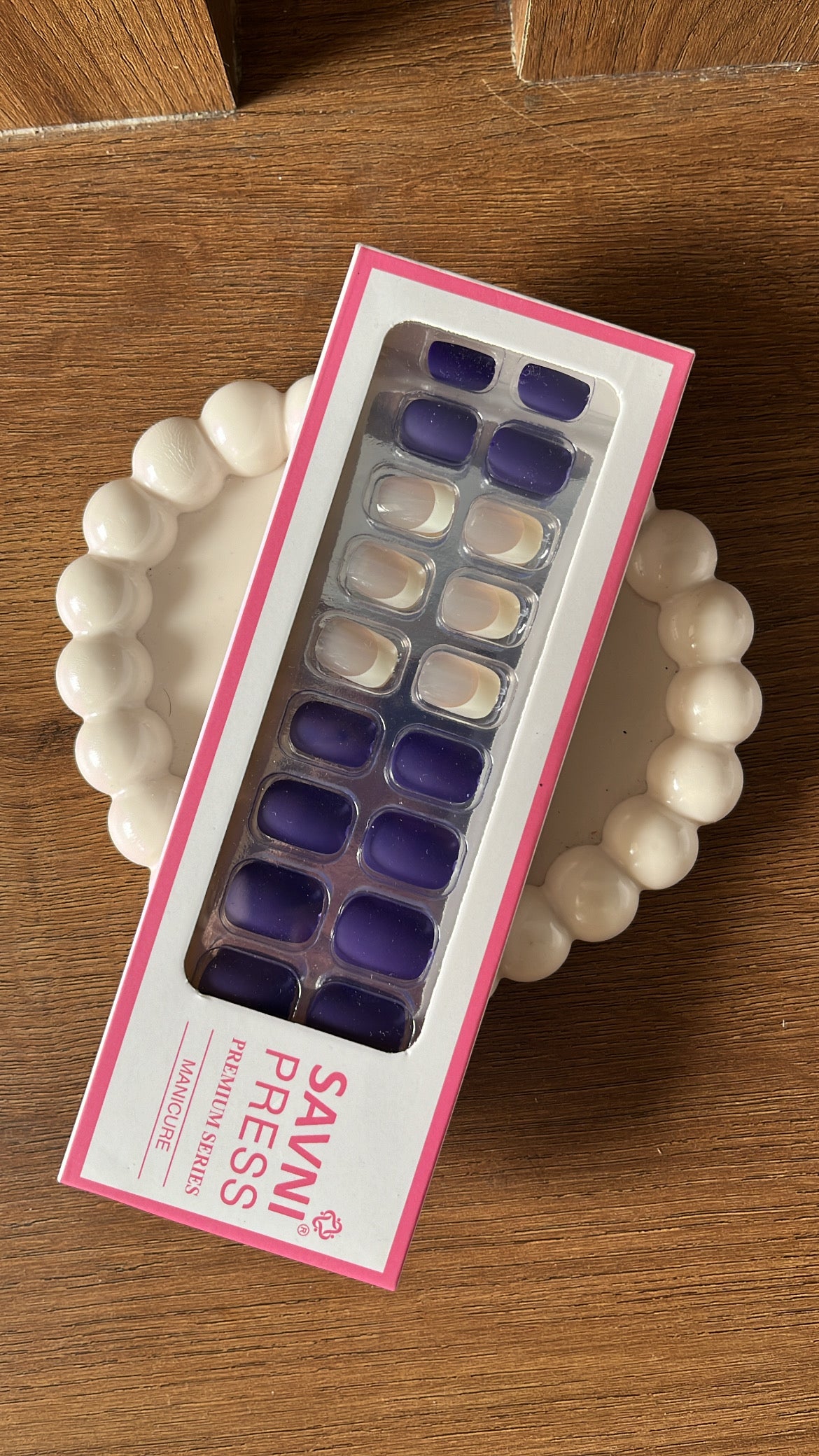 Purple: 24 nails in a box - High Quality Nails
