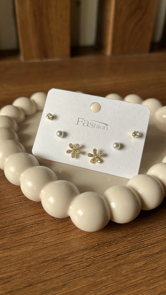 Flower Combo Earrings