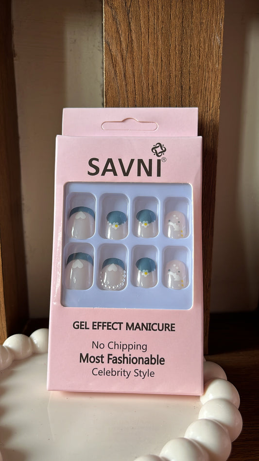 Turquoise Stone Nails