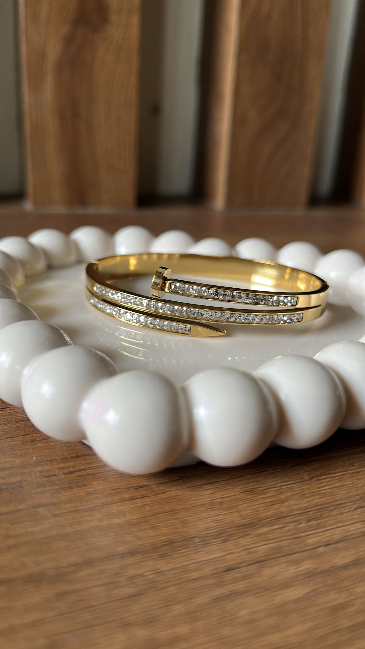 AD 3 layered Nail Bracelet