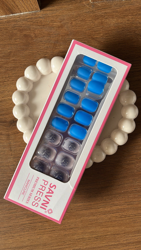 Blue: 24 nails in a box - High Quality Nails