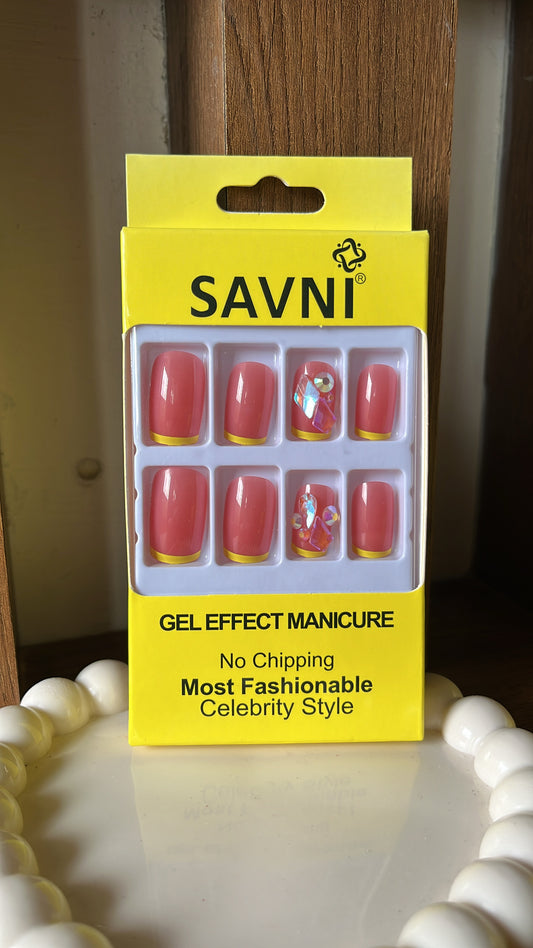 Yellow Tip Stone Nails