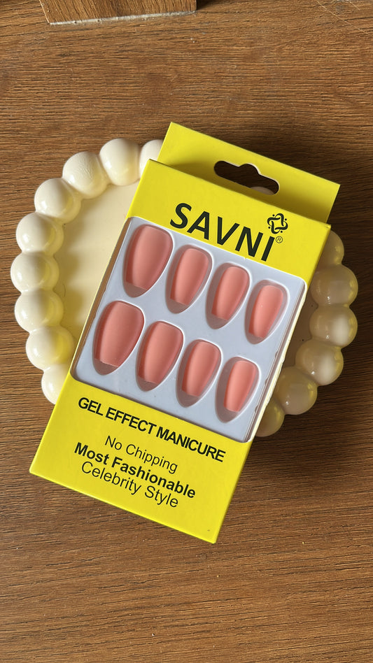 Peach: 12 nails in a box - Premium Nails