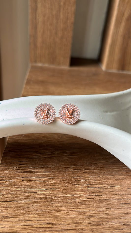 LV Stud AD Earrings
