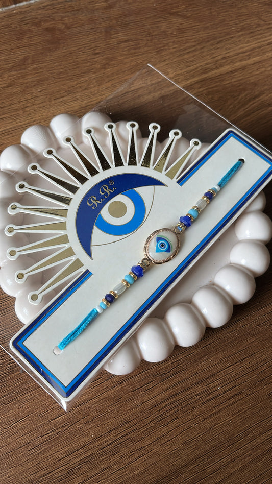 Pearl Evil eye Rakhi