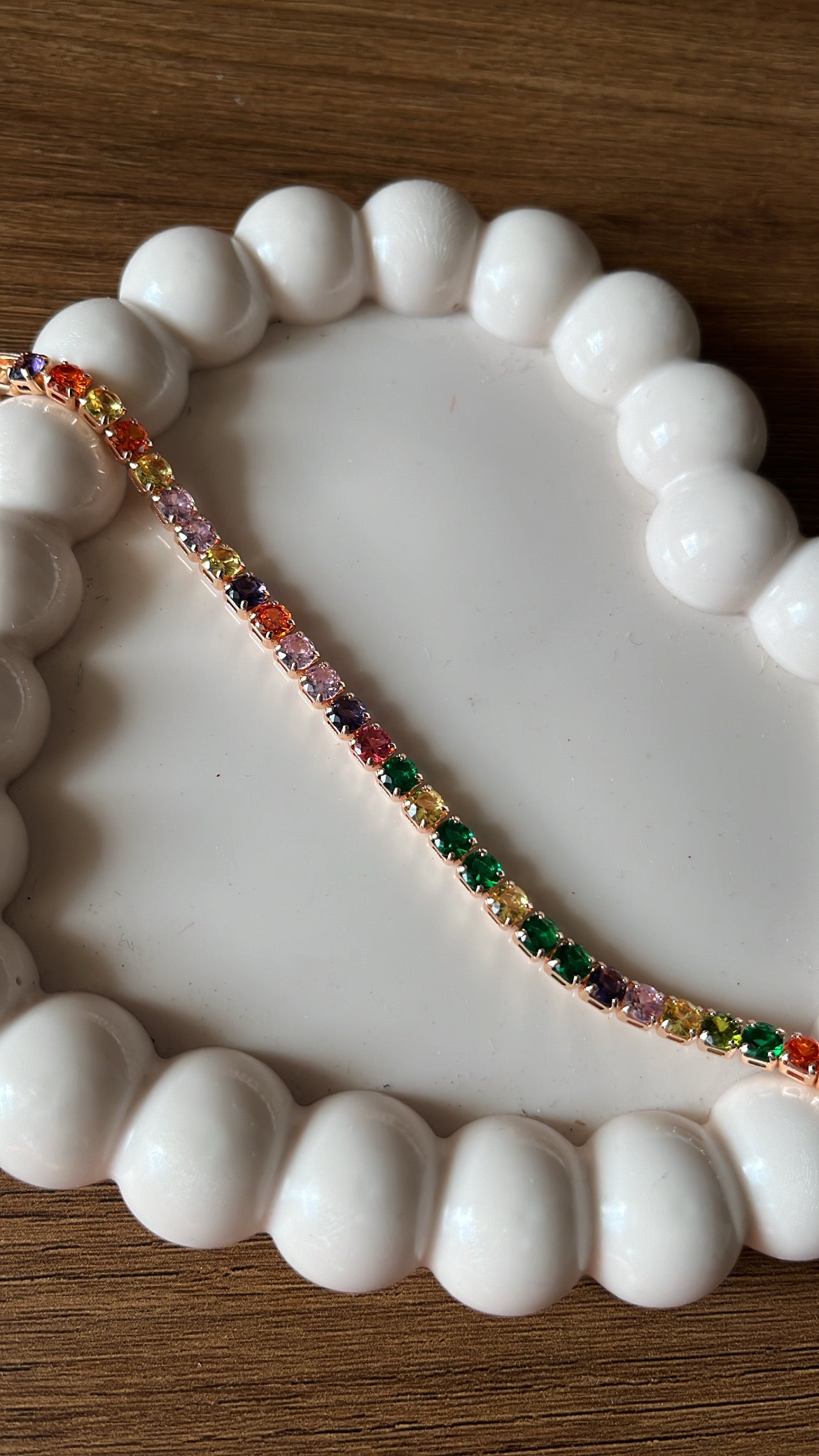 Tennis Bracelet - Square - Multicolor