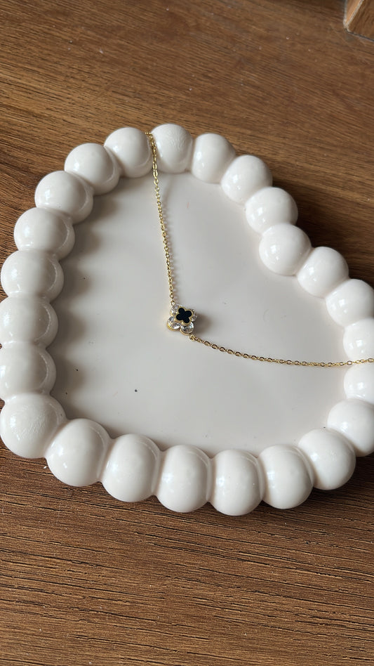Clover AD Charm - Chain Bracelet