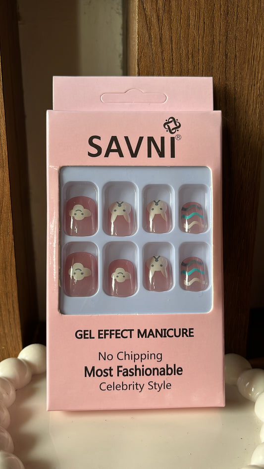 Teddy Nails - Set of 12 nails